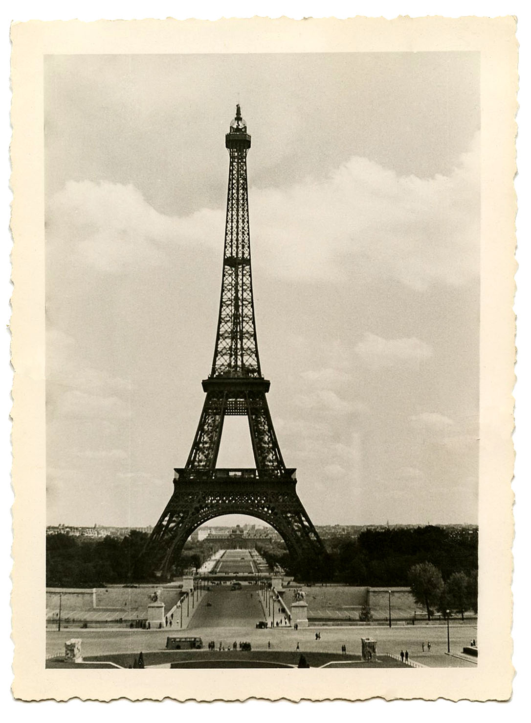 Eiffel Tower Old