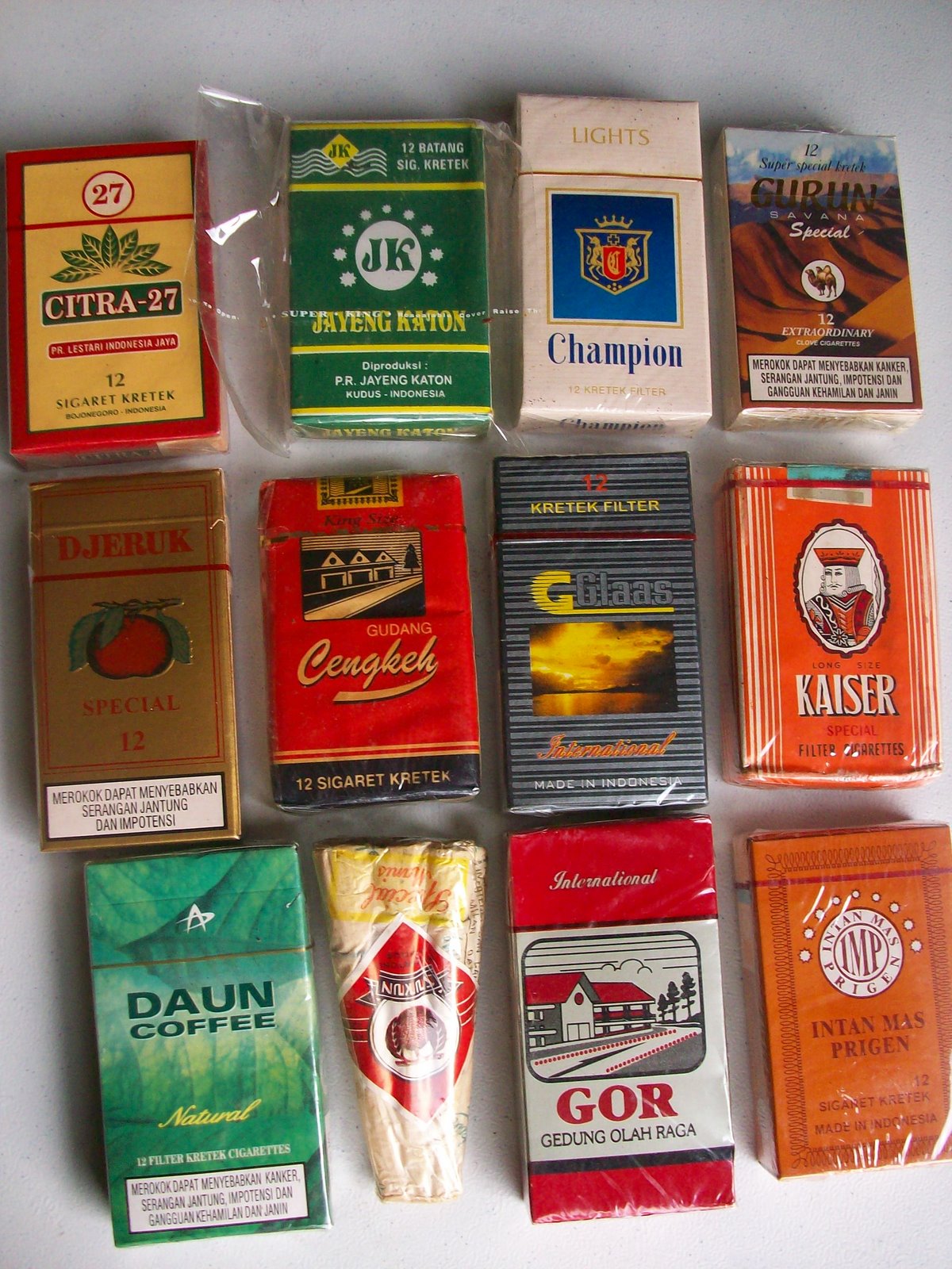 serba vintage: rokok-rokok kampung jadul