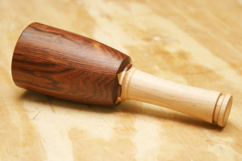 Shootingboard Turned Mallet
