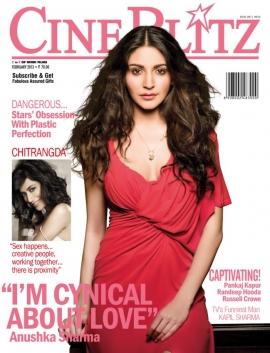 Anushka Sharma on the cover of Cineblitz magazine