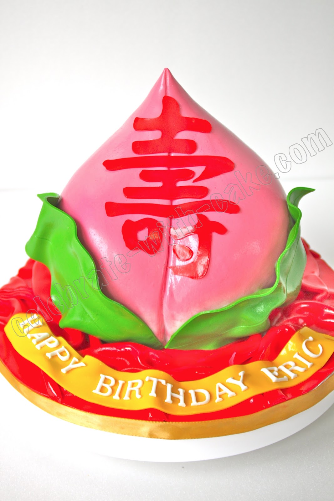 Longevity Peach Cake