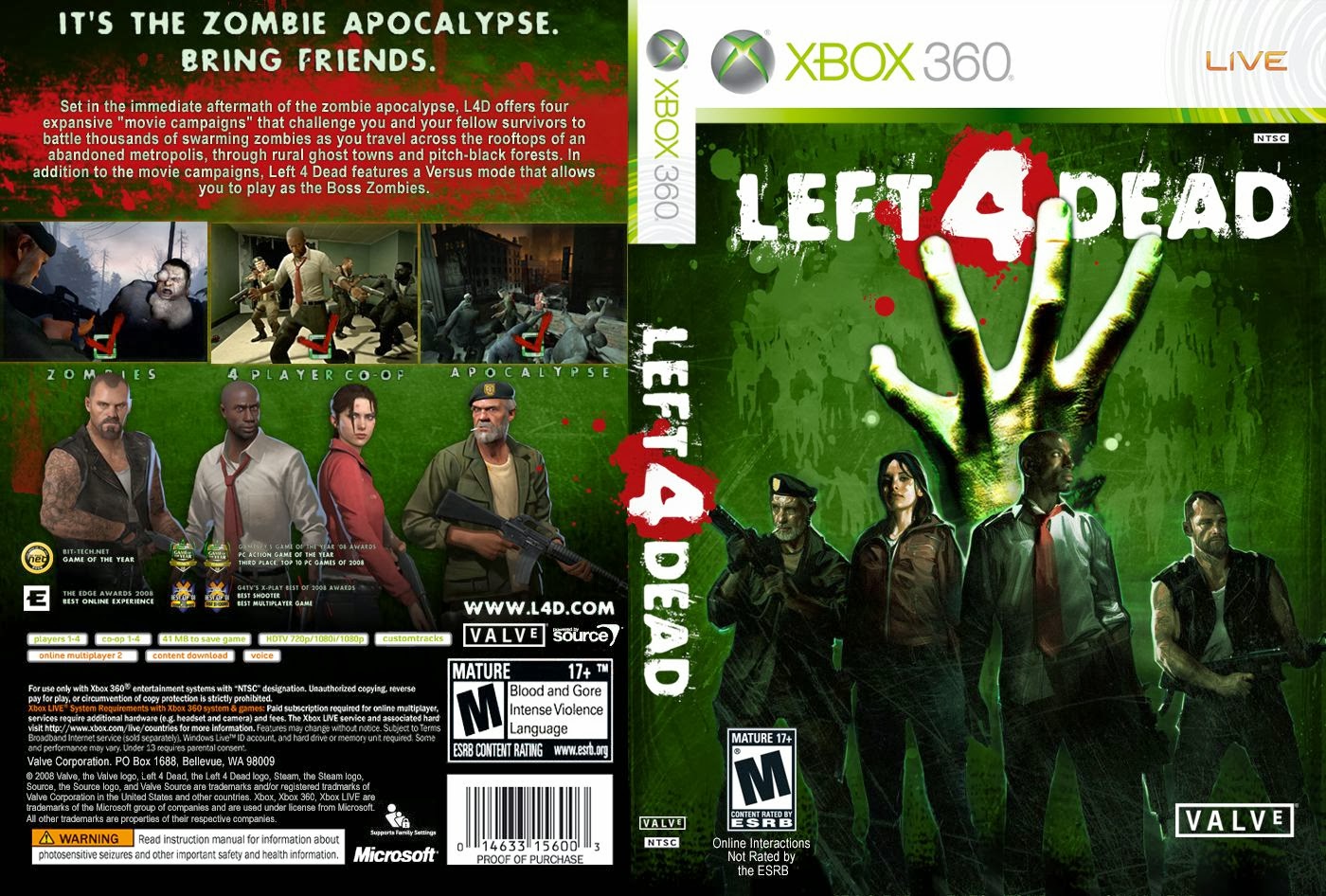 Jogo Left 4 Dead - Xbox 360 - MeuGameUsado