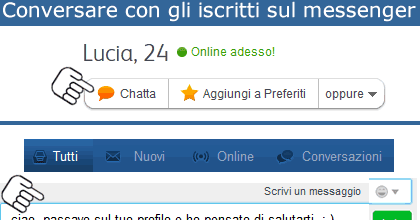 incontra gente in chat