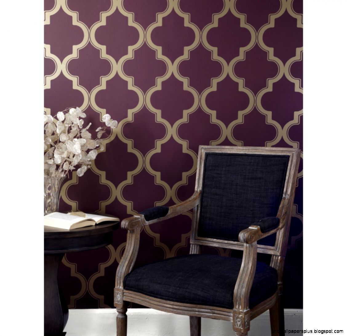 Tempaper MARRAKESH Merlot Wallpaper Tempaper Designs Tempaper MARRAKESH Merlot Wallpaper Tempaper Designs