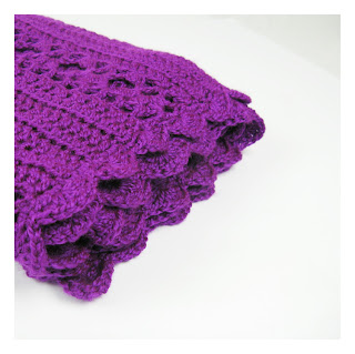 Cascading Lace Crochet Lace Shawl Pattern
