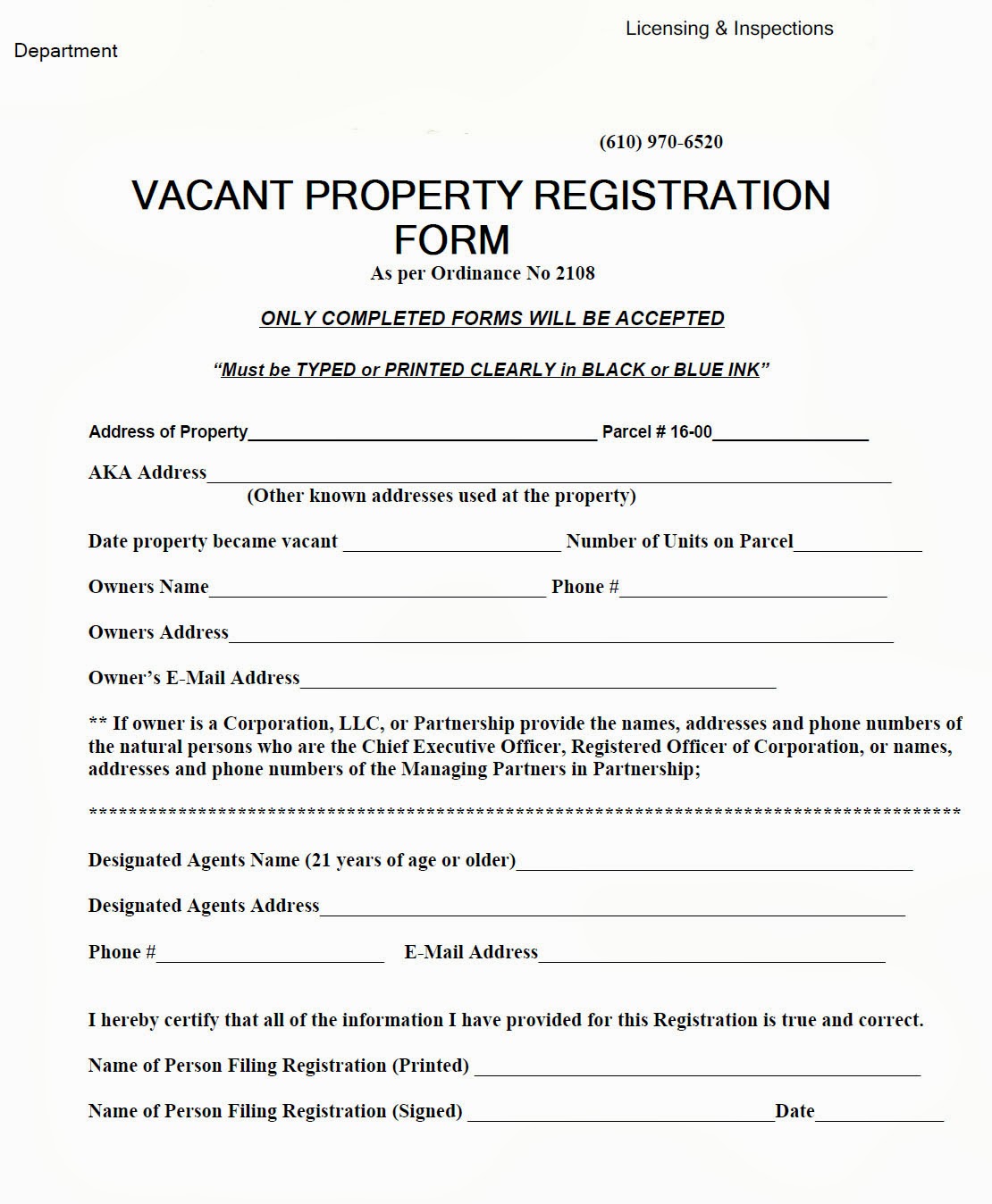 Digital Notebook No Vacancy?