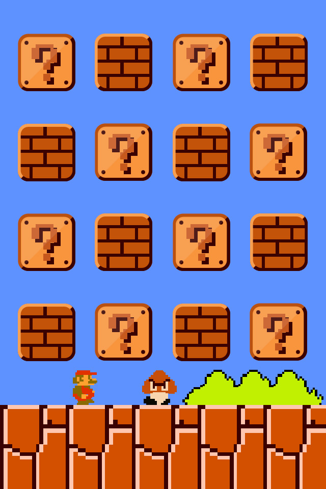 Super Mario Bros - iPhone 4 Wallpaper - Pocket Walls :: HD ...