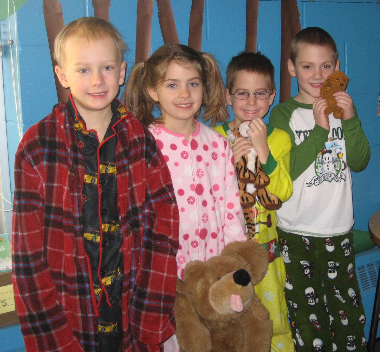 First Grade Fun Pajama Day