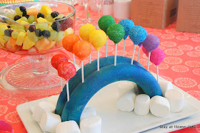 rainbow cake pops