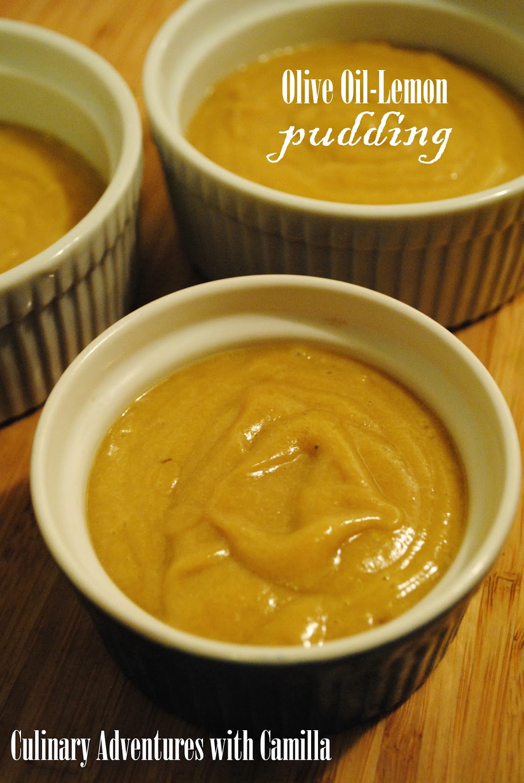 Olive OilLemon Pudding