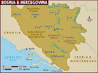 Cartina Bosnia
