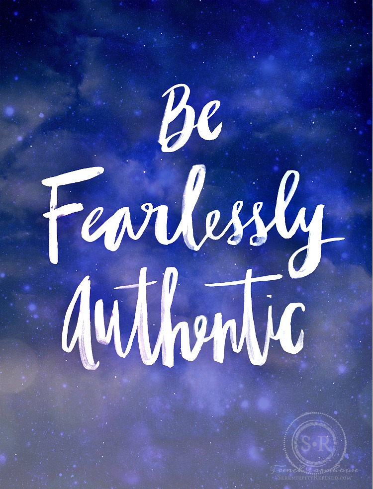 Serendipity Refined Blog 2016 Word of The Year Authentic