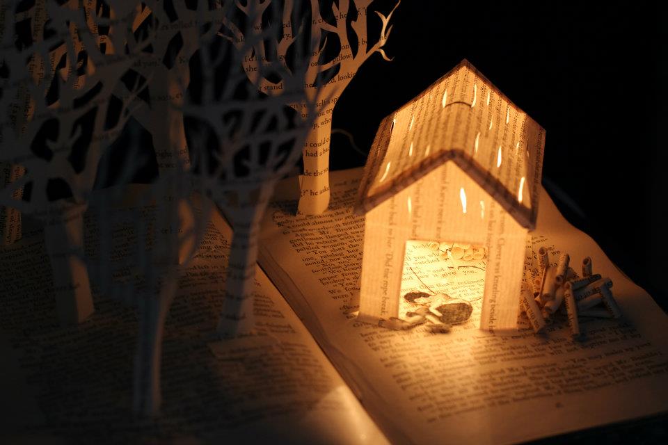 I have used dollhouse lighting in this piece, it has a lovely soft, trembli...