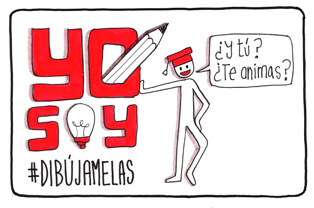 Yo estoy en #dibújamelas ¿Y tú? ¿te animas?