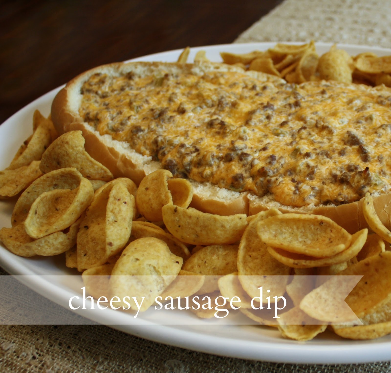 live a little wilder cheesy sausage dip {recipe}