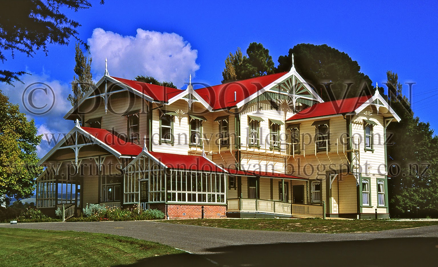 Don Donovan's World Photoprint for Sale Caccia Birch House (1893