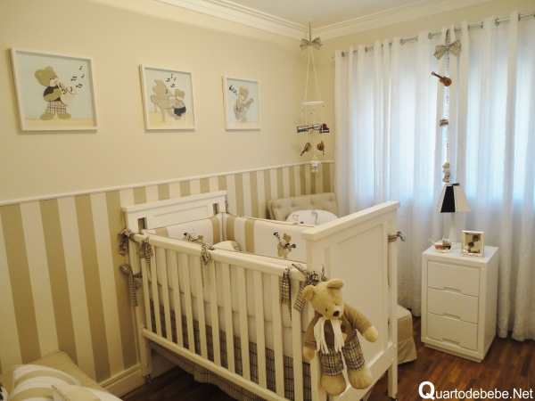 Cuartos de bebés en colores neutros - Ideas para decorar dormitorios