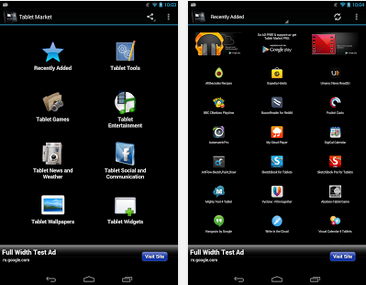... Latest Android Apps: Tablet Market For Android Free Download App