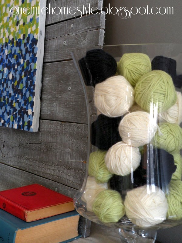 Easy Yarn Vase Filler