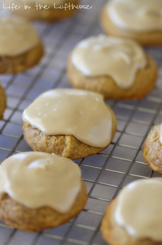 South Your Mouth Pumpkin Cookies with Caramel Frosting