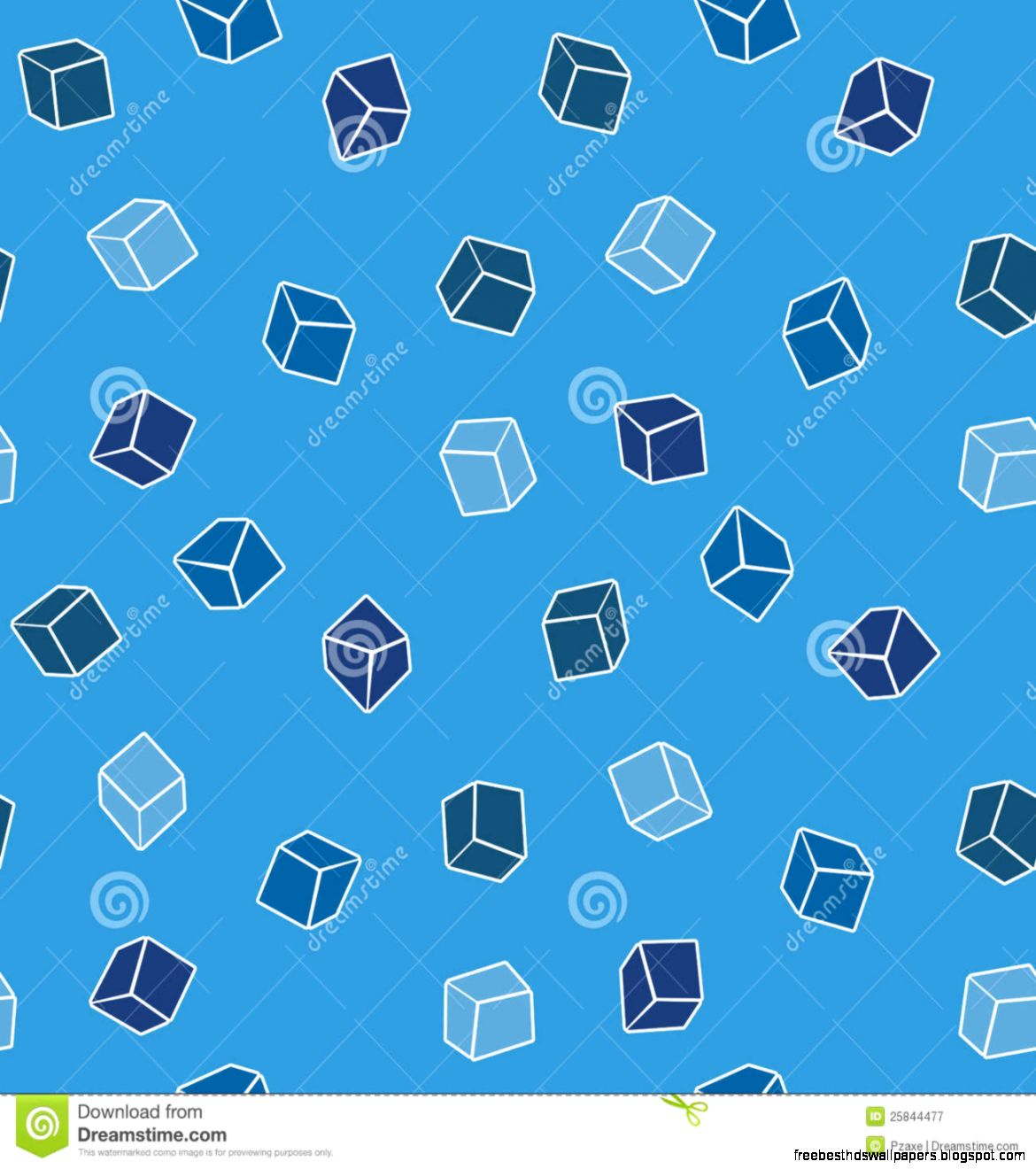 Simple Vector Background Cubes In Blue Royalty Free Stock Simple Vector Background Cubes In Blue Royalty Free Stock