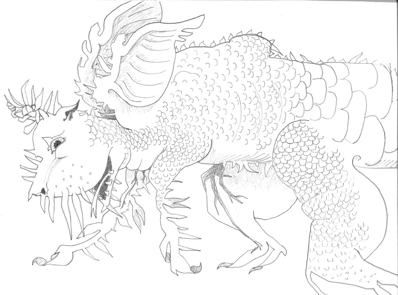 flea outline
