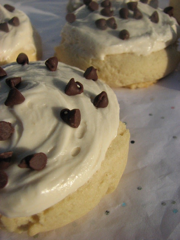Heidi Bakes Soft Sugar Cookies with Cookie Dough Frosting