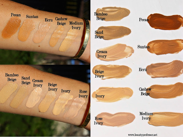 Shea Moisture Foundation Color Chart