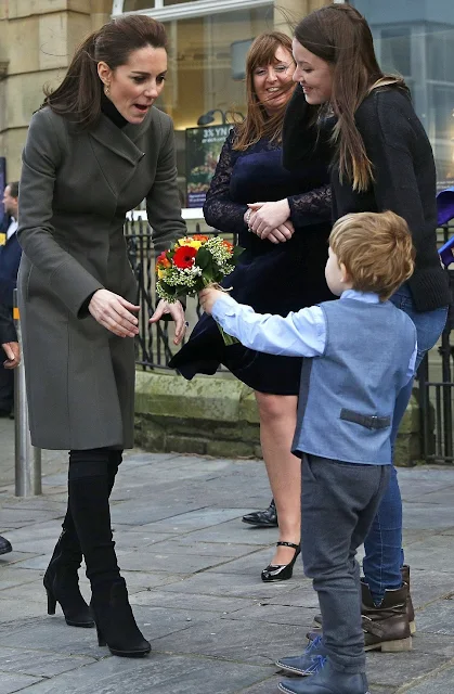 Catherine, Duchess of Cambridge and Prince William, Duke of Cambridge visit Caernarfon