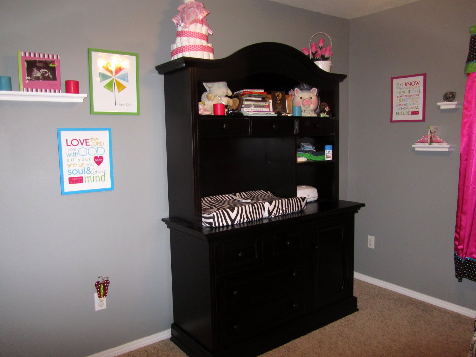 The Lucky Layman's Elyse's Nursery Reveal Modern with a Little bit