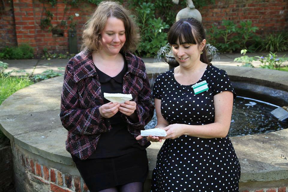 Karen Thompson, Ceramic Porcelain Sandwiches, York Curiouser. Treasure's House Gardens. Photo: Ian McKinley. karent.co.uk