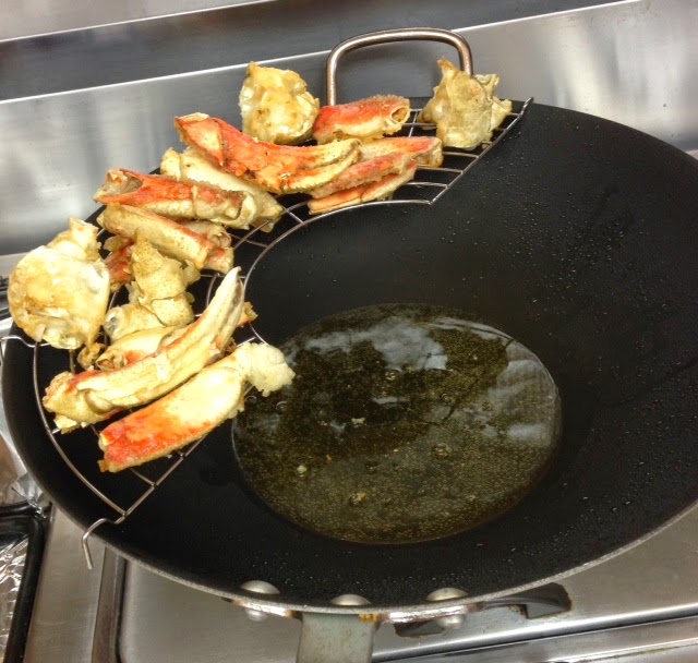 SewPetiteGal Mom's Kitchen Salted Egg Yolk Crab Recipe