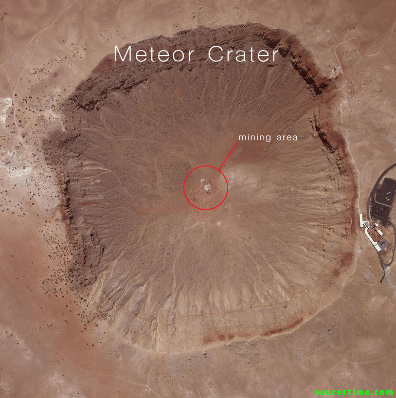 Saucer Time! Comparing Ceres' Crater To Barringer Crater On Earth
