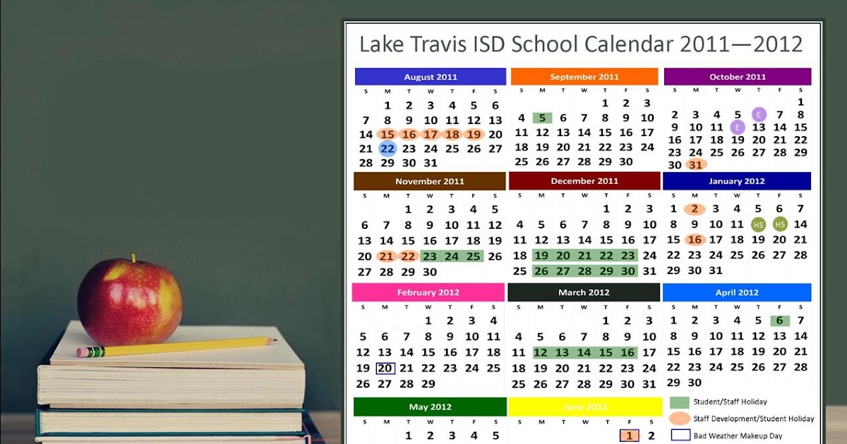 CBU Lake Travis Lake Travis ISD School Calendar