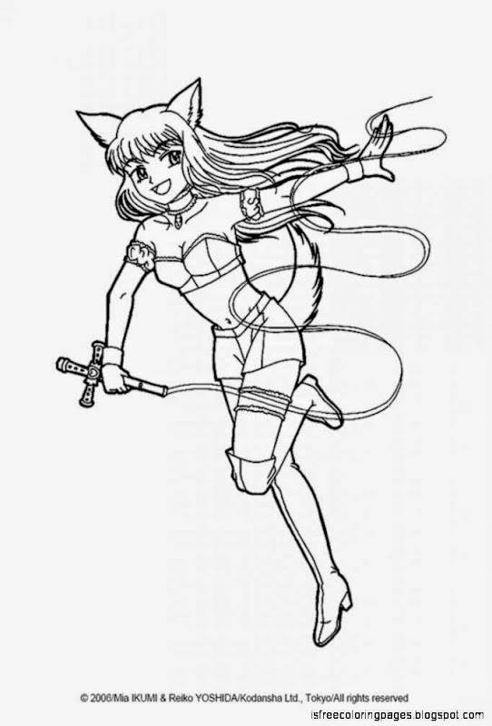 Free Coloring Pages Mew Mew Power Coloring Pages