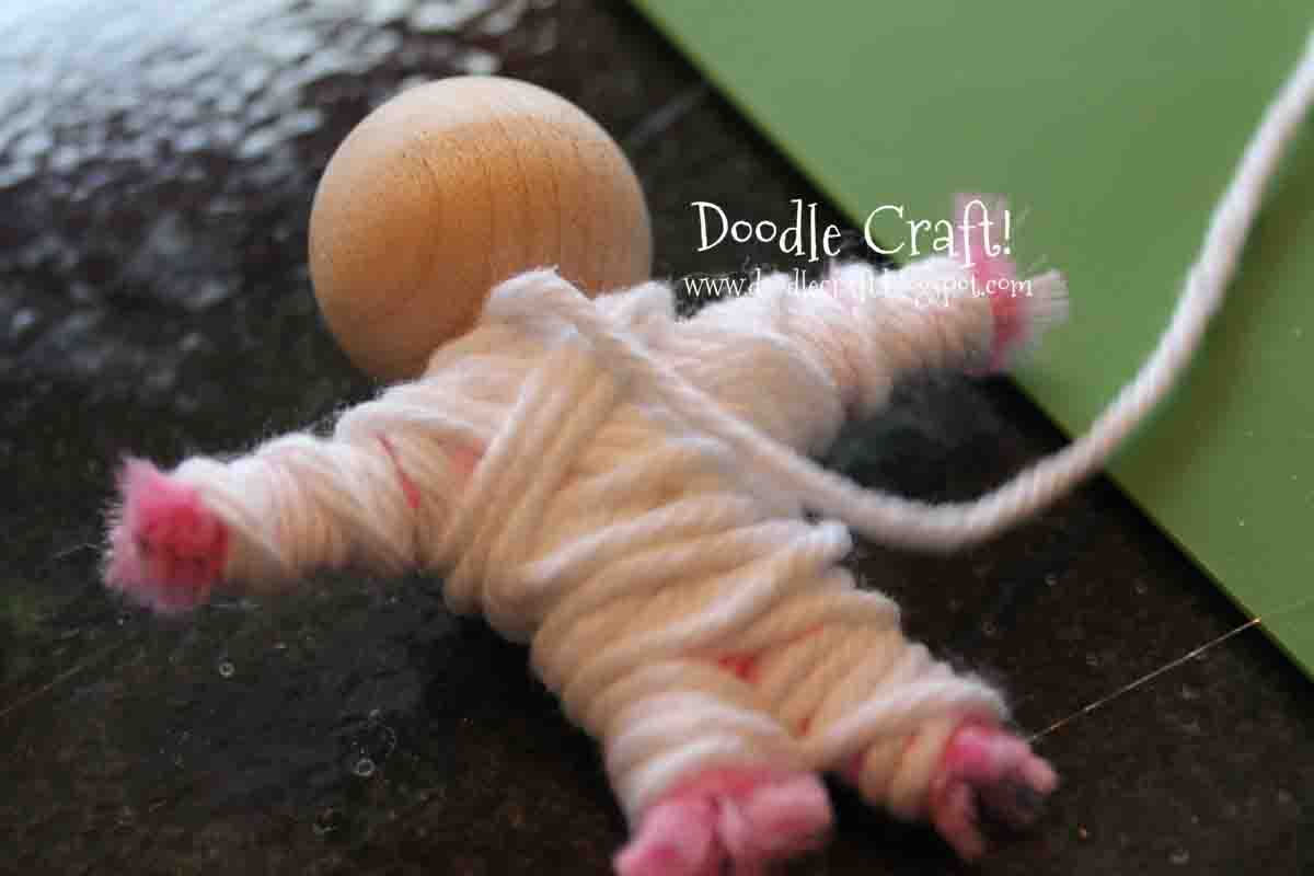 Doodlecraft Make Your Own String Voodoo Dolls!