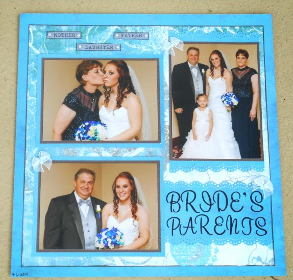 Passionate About Crafting Scrapbooking Parent's of the Bride