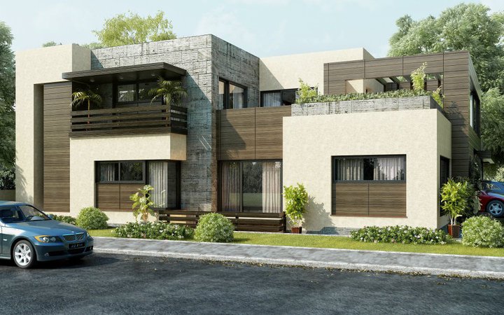 3D Front Elevation.com: Beautiful Modern Style House Design 2013 ...