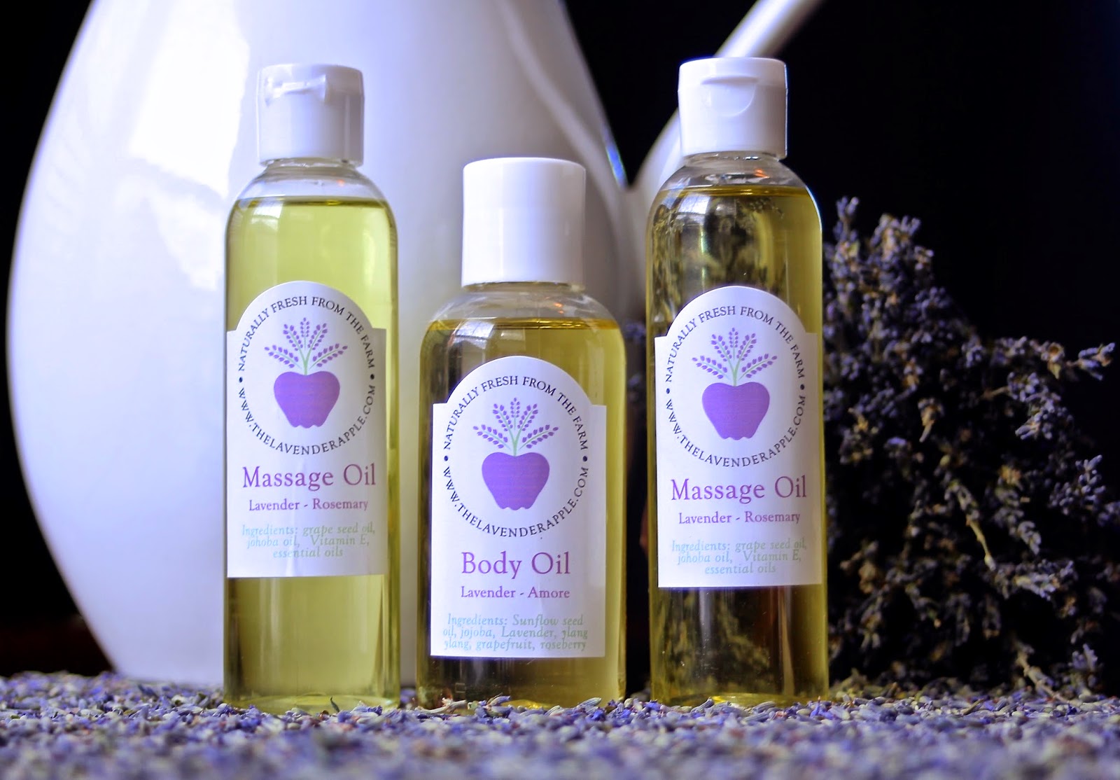 Lavender Massage Oils The Lavender Apple