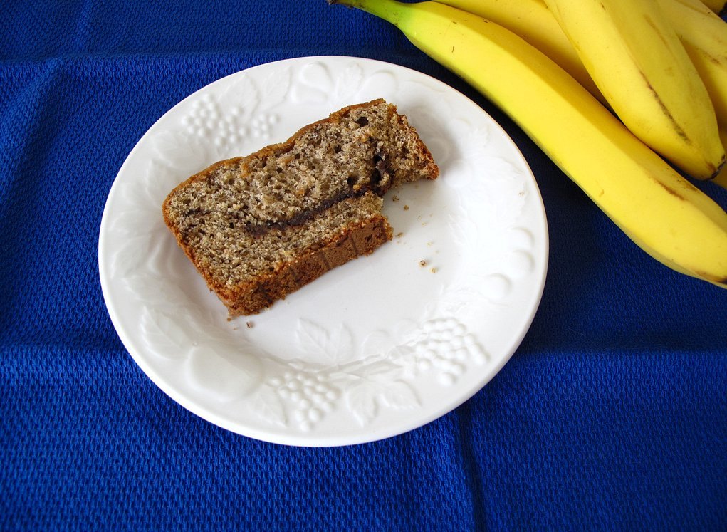 Montalvo Country Flaxseed Banana Bread with Nutella Surprise