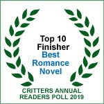 2019 Top 10 Finisher Best Romance Novel Award