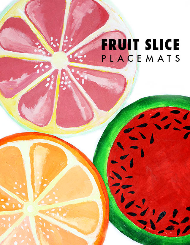 alisaburke fruit slice placemats