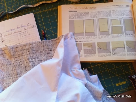 Annie S Quilt Orts Sewing Curtain Panels Waiting For A Babe To Come