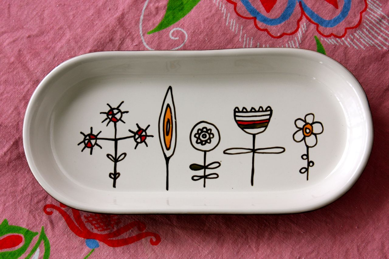 Crafty Friday Project 8 Painted Plates