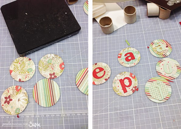 Crafting Ideas From Sizzix Uk Personalised Christmas Table