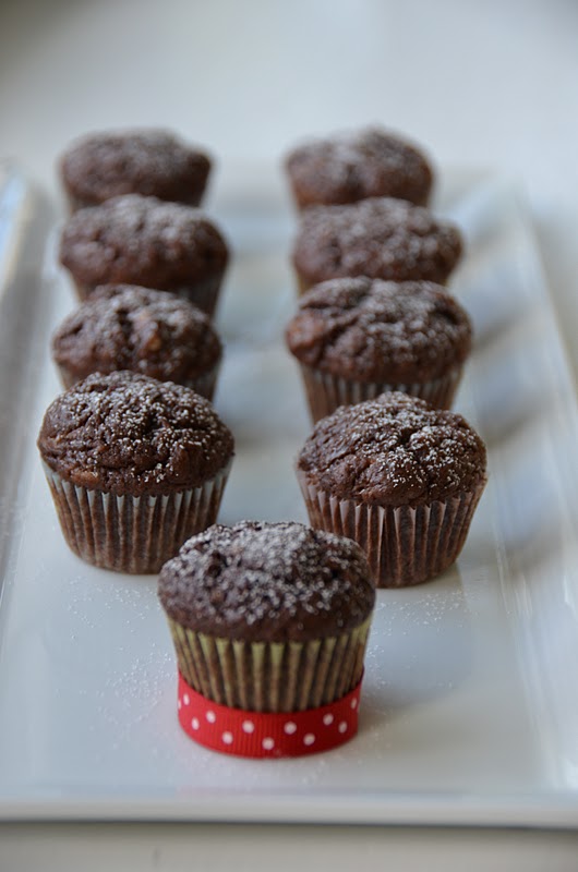 Playing with Flour Mini chocolate yogurt snack cakes