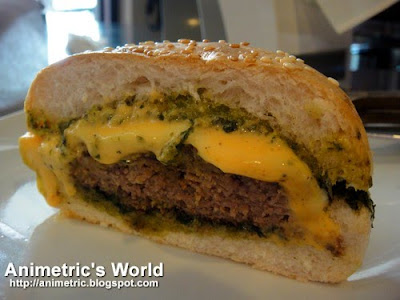 Margherita Burger at Goodfellas Steaks and Burgers