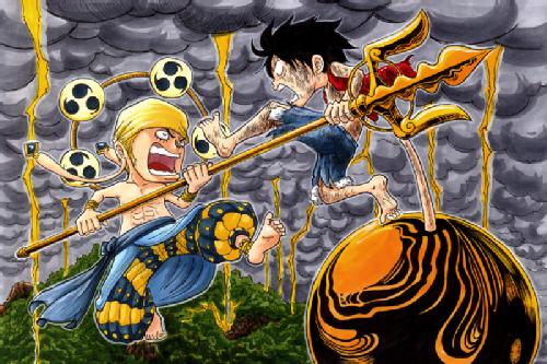Manga Artist Luffy Vs Enel