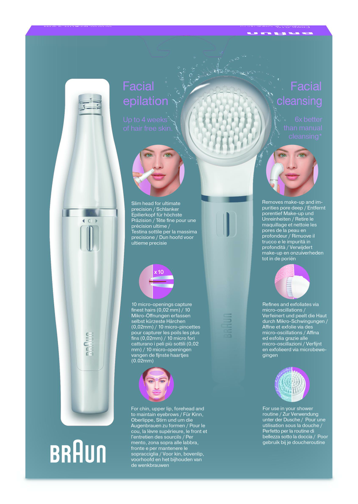 Sponsored Review BRAUN Face Mini Epilator and Cleansing Brush