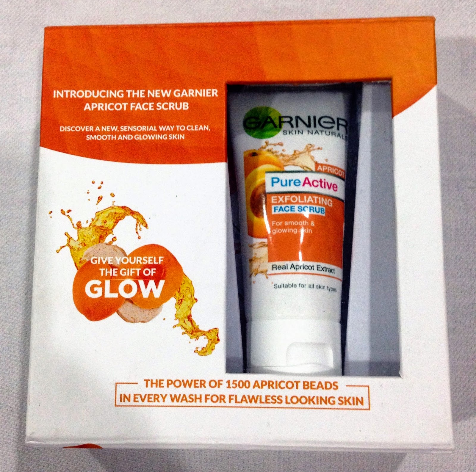 FOMO Fashion On My Own Garnier Pure Active Apricot Exfoliating Face